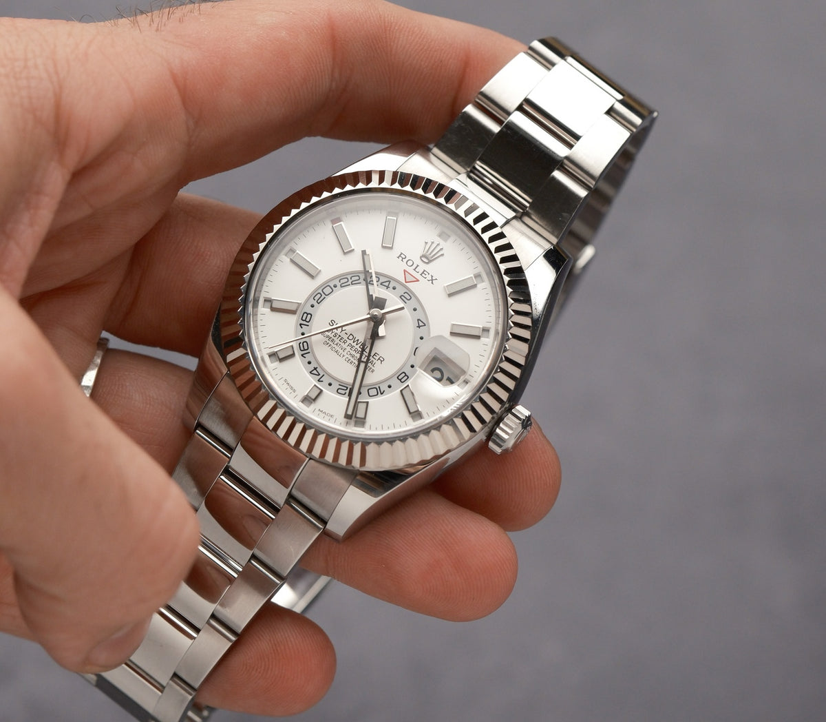 Rolex Sky-Dweller 326934 White Dial – 2019 with card