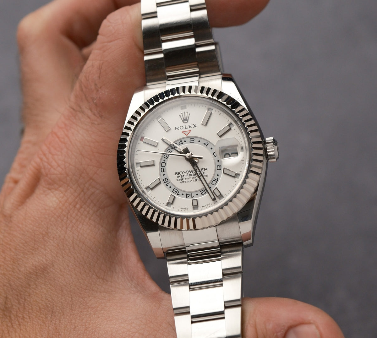 Rolex Sky-Dweller 326934 White Dial – 2019 with card