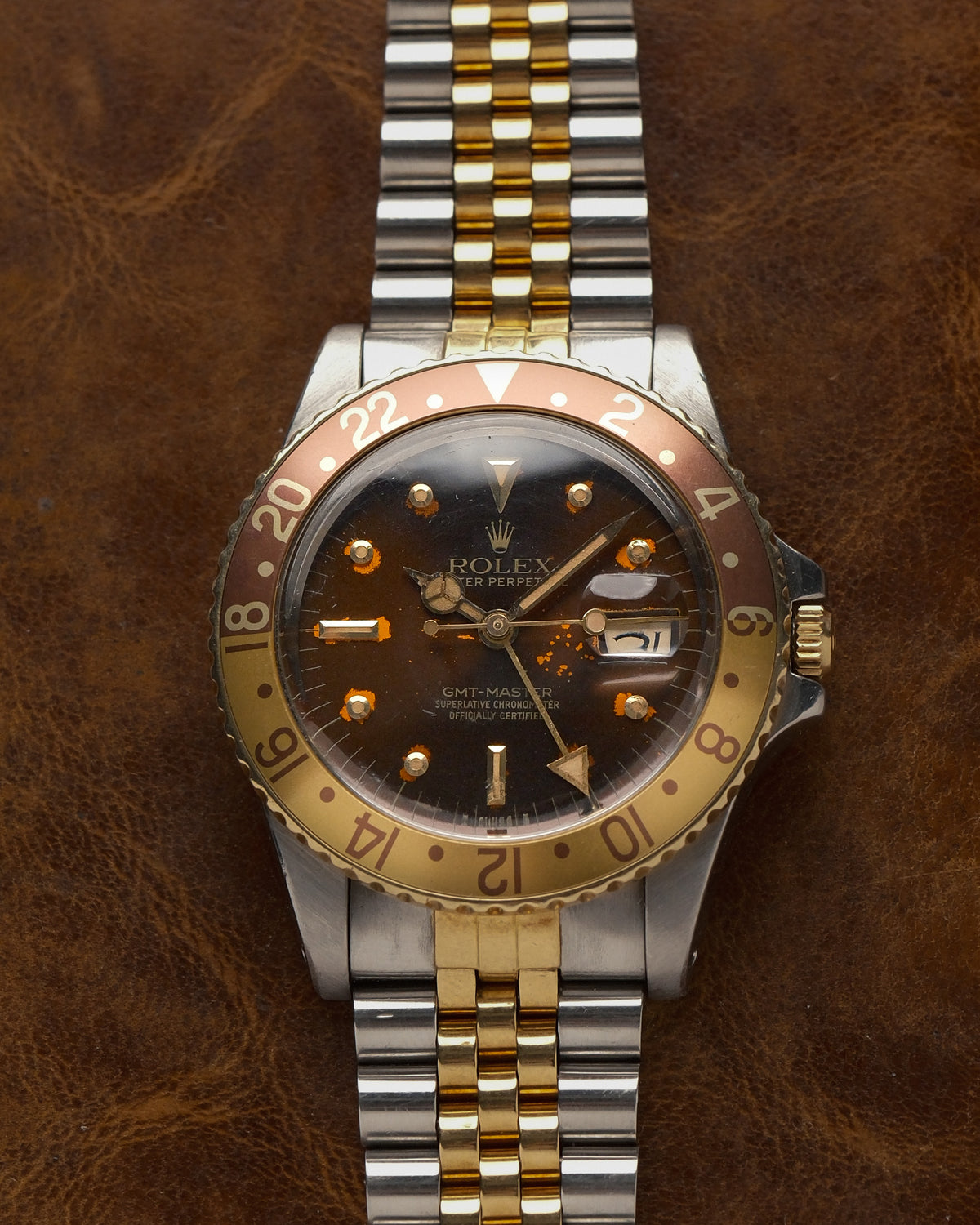Rolex GMT-Master 16713 Root Beer – Tropical Dial – 1983