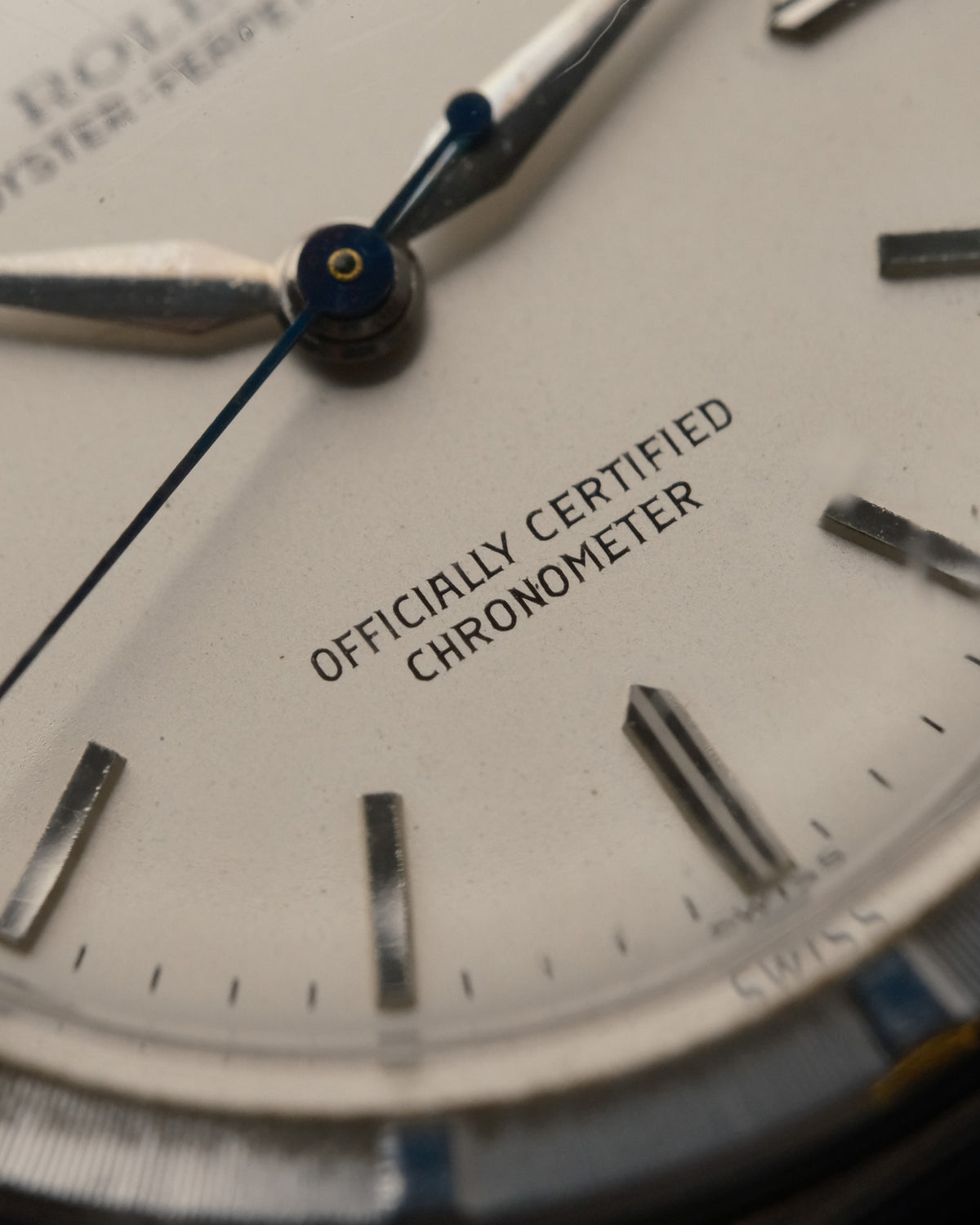 Rolex Oyster Perpetual Chronometer 3372 – Steel – Circa 1943 – Engine-Turned Bezel