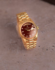 Rolex Day-Date 36 Oxblood Stella MINT 18038