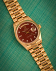 Rolex Day-Date 36 Oxblood Stella MINT 18038
