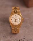 Rolex Datejust 36 Mint / caseback sticker / Silver linen 1601/8