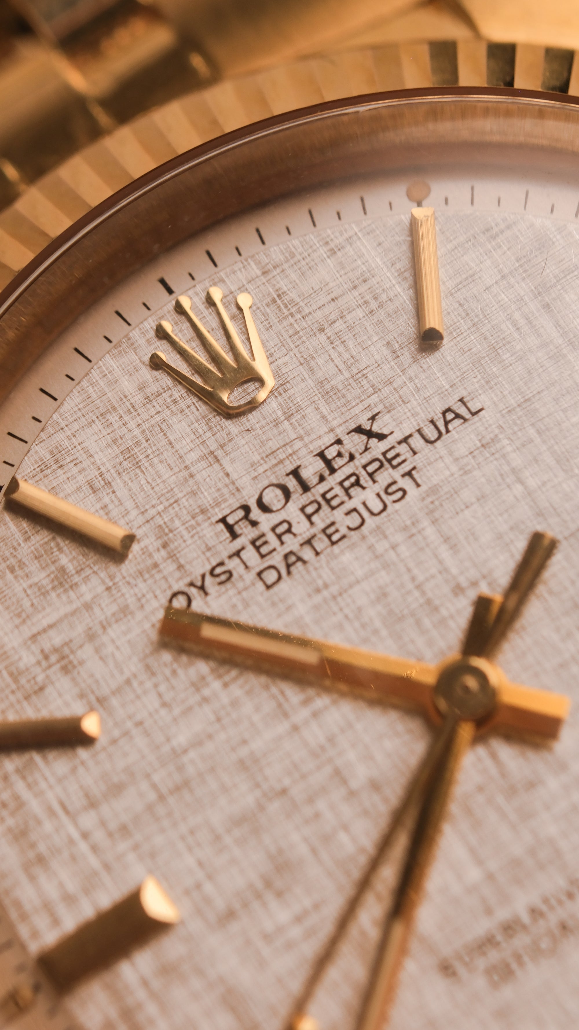 Rolex Datejust 36 Mint / caseback sticker / Silver linen 1601/8