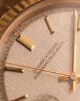 Rolex Datejust 36 Mint / caseback sticker / Silver linen 1601/8