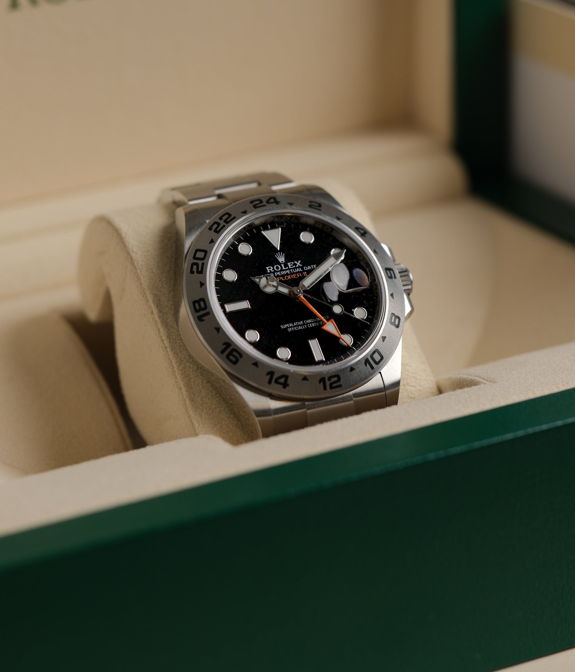 Rolex Explorer II 226570 – Black Dial – Full Set – 2022