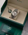 Rolex Datejust 41 – Silver Dial – White Gold Fluted Bezel – 2025 NEW