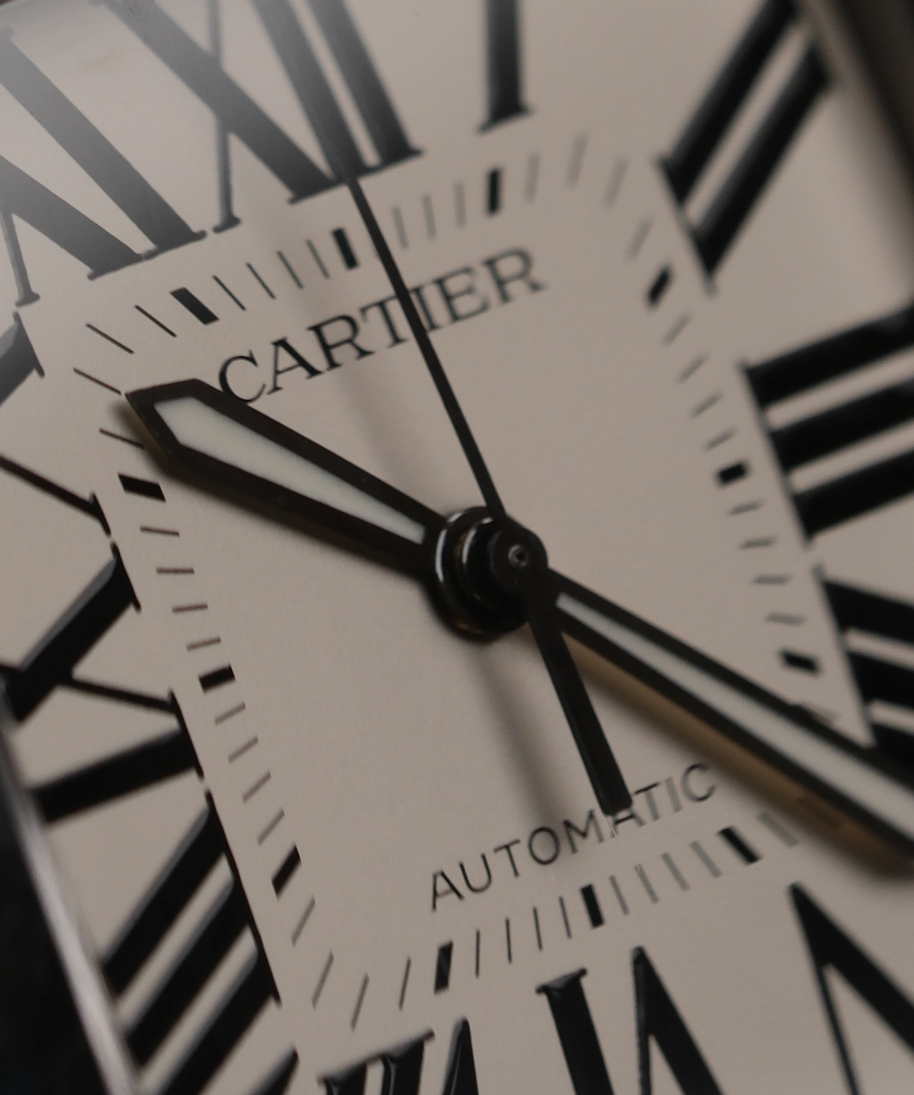 Cartier Santos 100 unpolished with papers 2656