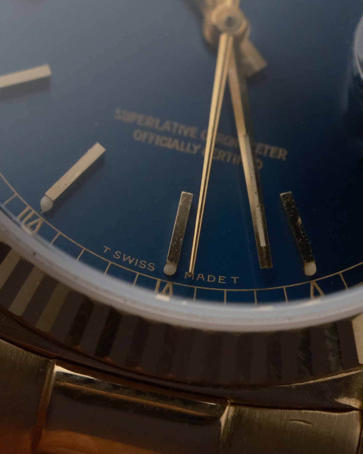 Rolex Day-Date 18038 – Blue Dial – 18K Gold – 1981
