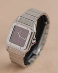 Cartier 2960 Santos Spider Burgundy dial / serviced / polished