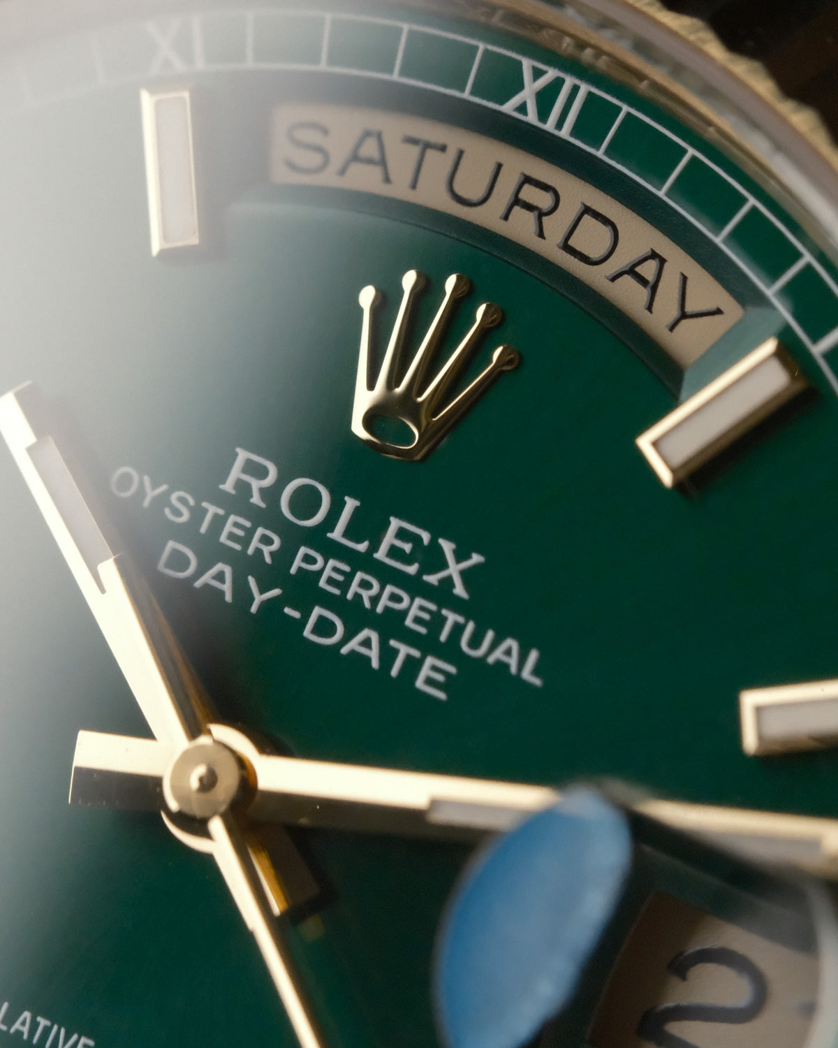 Rolex Day-Date 118238 - green dial - 2015