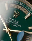 Rolex Day-Date 118238 - green dial - 2015