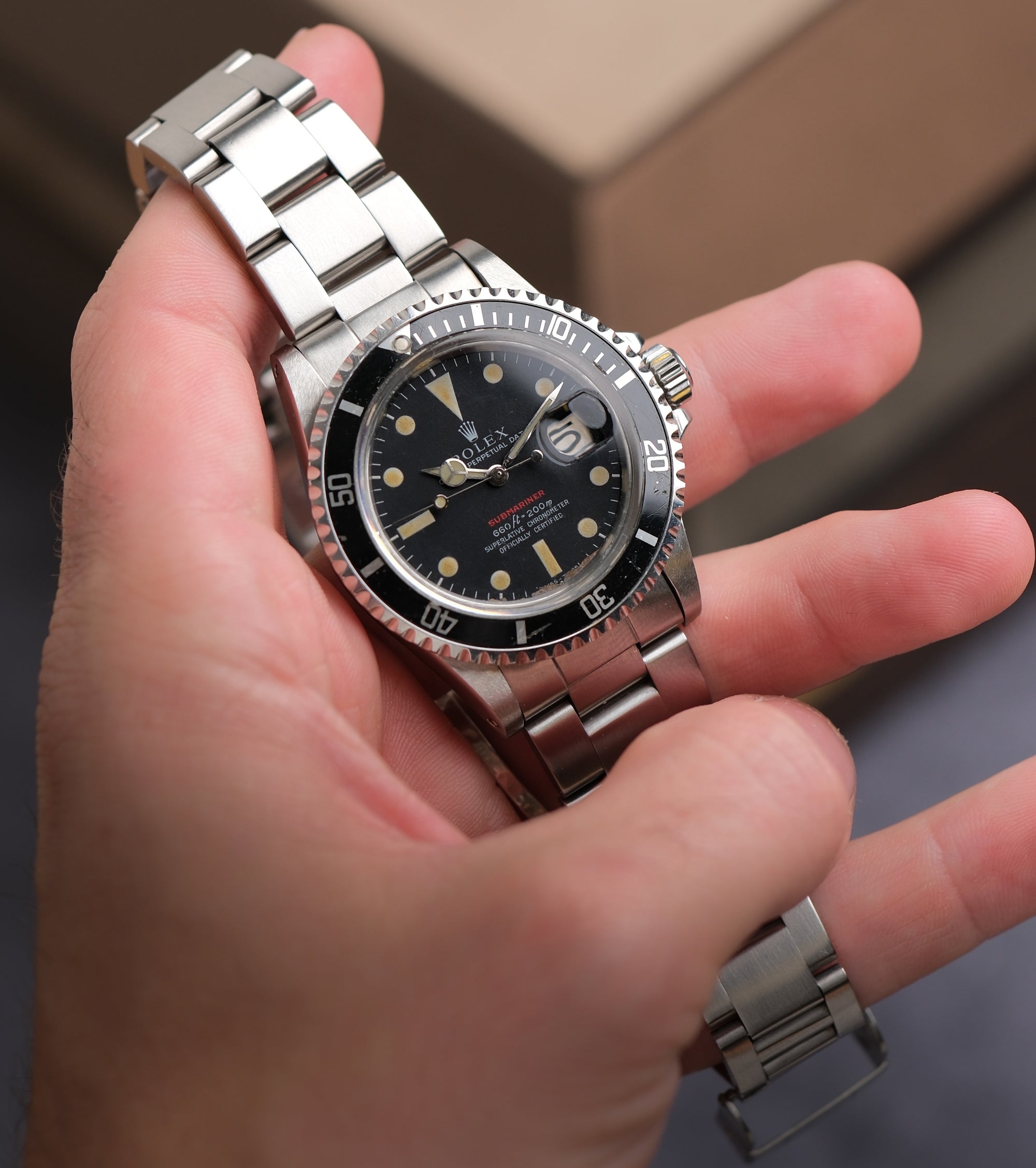Rolex Submariner Date Single Red 1971 1680 – EON Watches