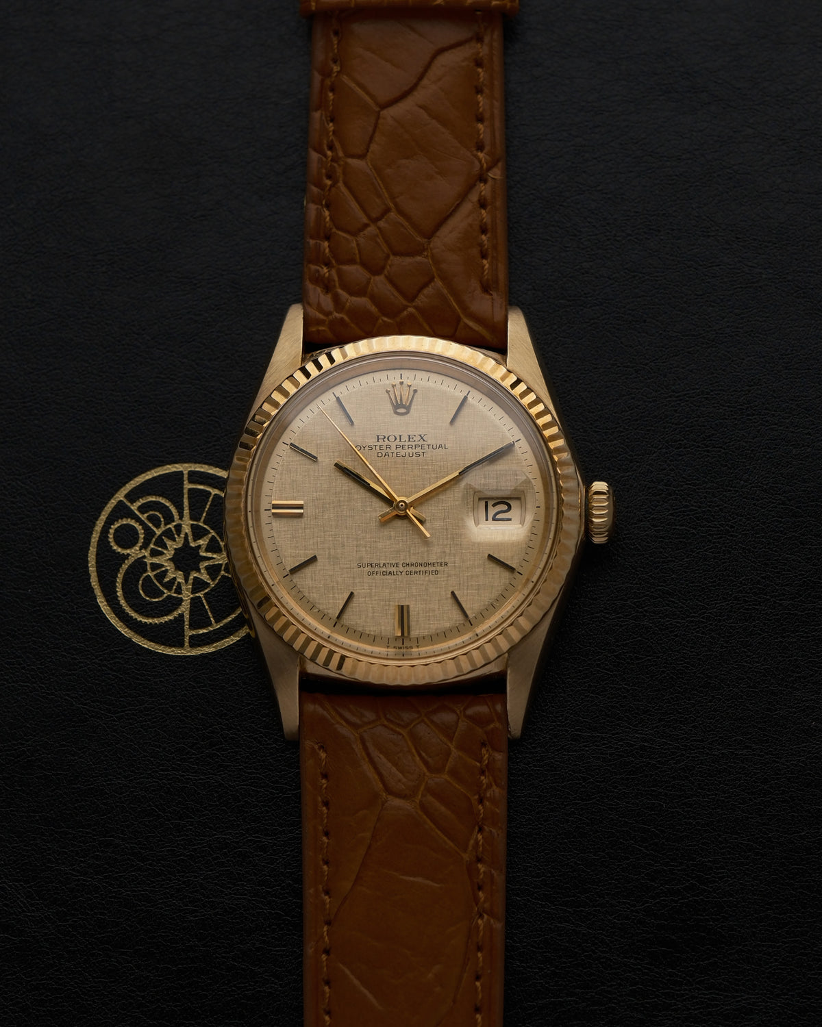 Rolex Datejust 1601 – Champagne Linen Dial – 1968 (VAT REFUND POSSIBLE)