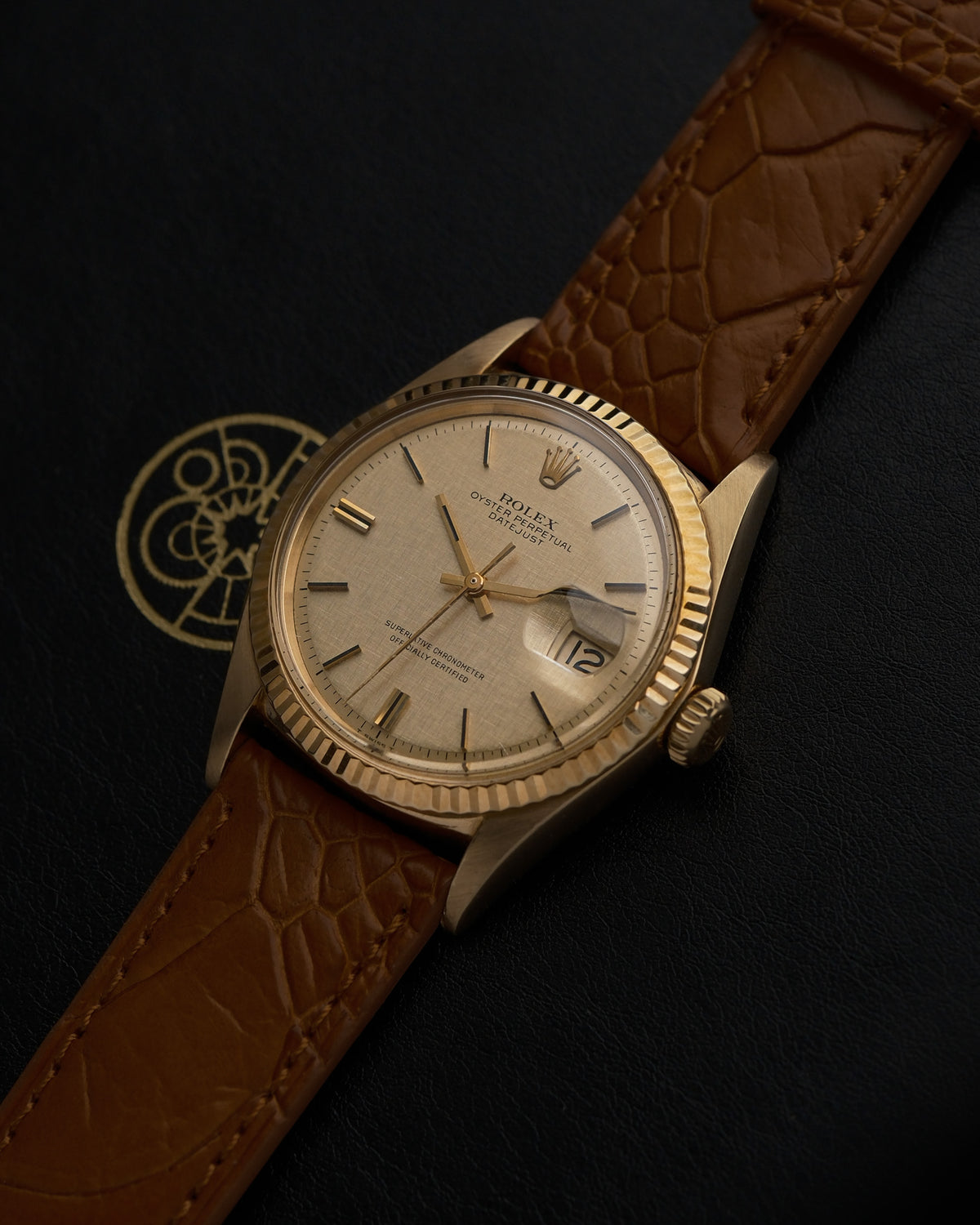 Rolex Datejust 1601 – Champagne Linen Dial – 1968 (VAT REFUND POSSIBLE)