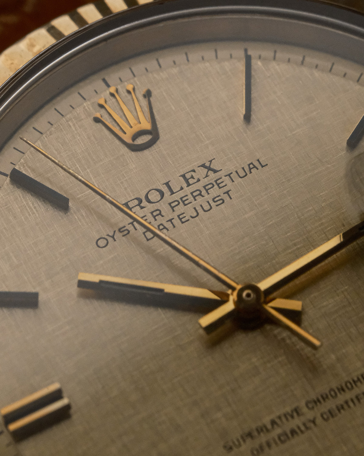 Rolex Datejust 1601 – Champagne Linen Dial – 1968 (VAT REFUND POSSIBLE)
