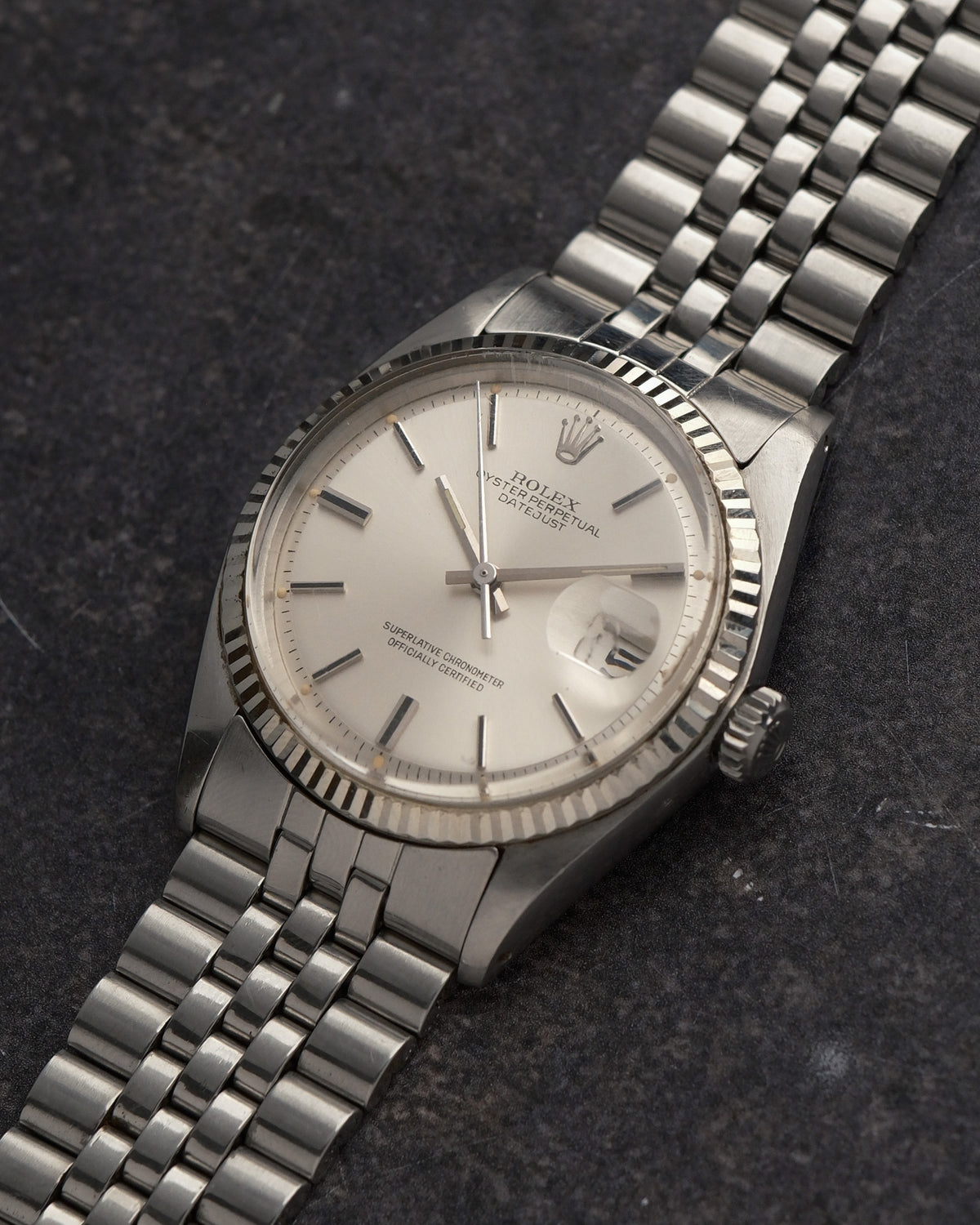 Rolex Datejust 1601 – Silver Sunburst Dial – 1973 - VAT REFUND POSSIBLE