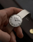 RARE Patek Philippe Calatrava 3468/5G – 18K White Gold – Integrated Bracelet - VAT REFUND POSSIBLE
