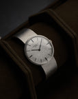 RARE Patek Philippe Calatrava 3468/5G – 18K White Gold – Integrated Bracelet - VAT REFUND POSSIBLE