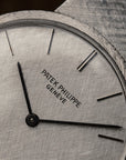 RARE Patek Philippe Calatrava 3468/5G – 18K White Gold – Integrated Bracelet - VAT REFUND POSSIBLE