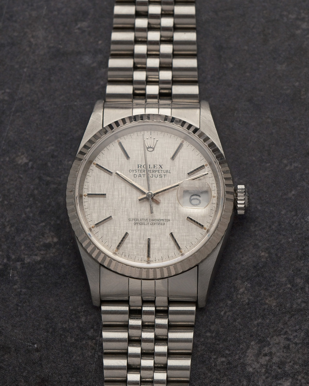 Rolex Datejust 16234 – Silver Linen Dial – 1995 - VAT Refund possible