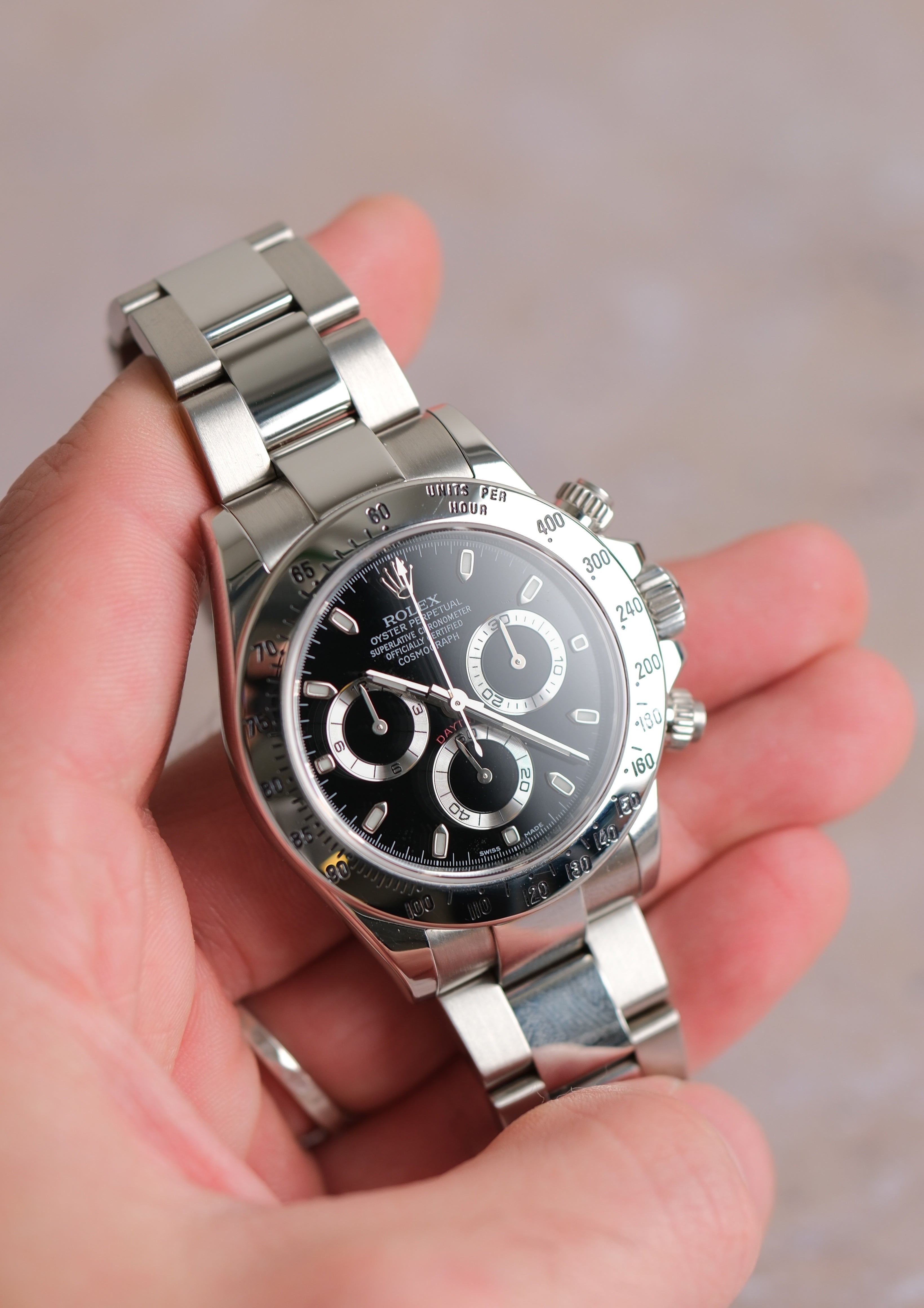 RES Rolex Daytona 116520 Black Dial 2015 – EON Watches
