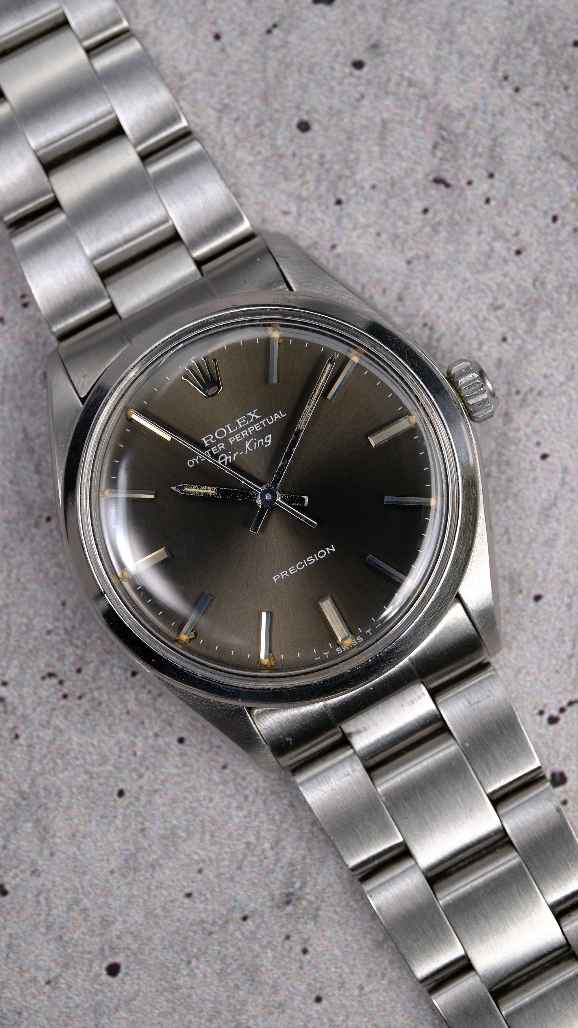 RES Rolex Air King Unique taupe dial / 1 of a kind