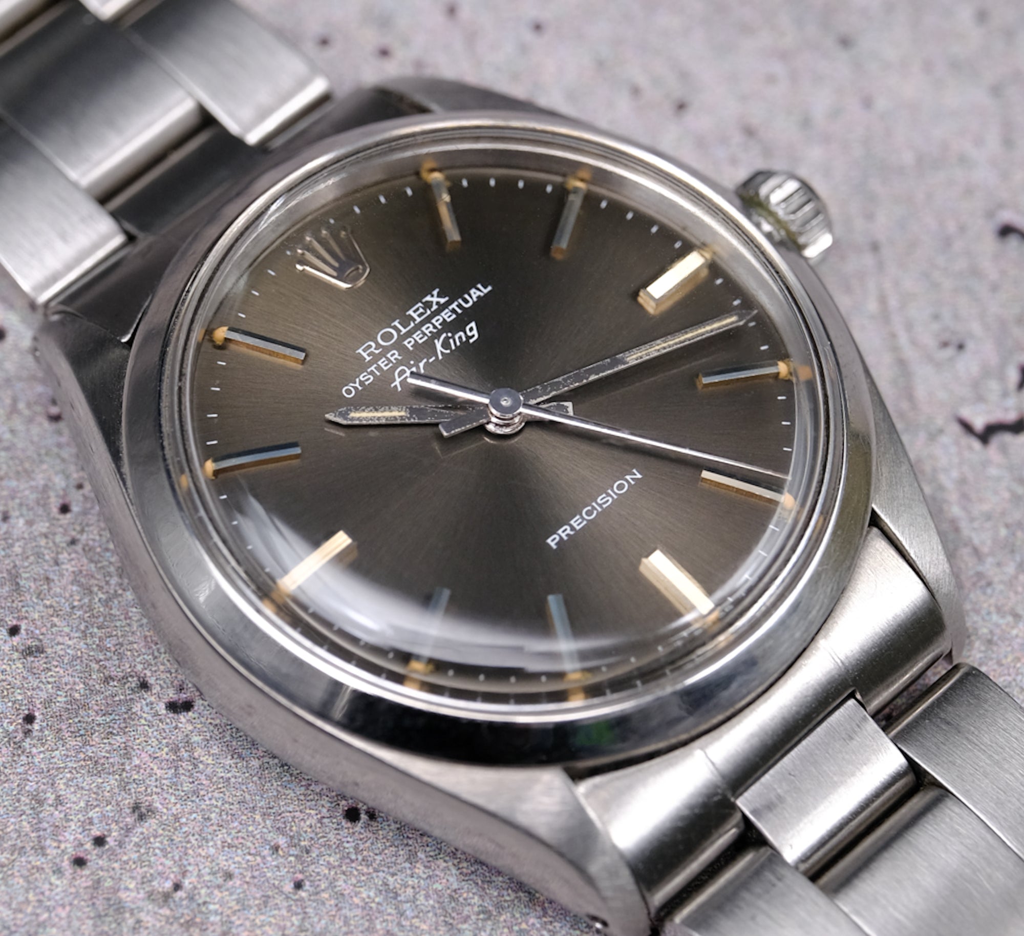 RES Rolex Air King Unique taupe dial / 1 of a kind