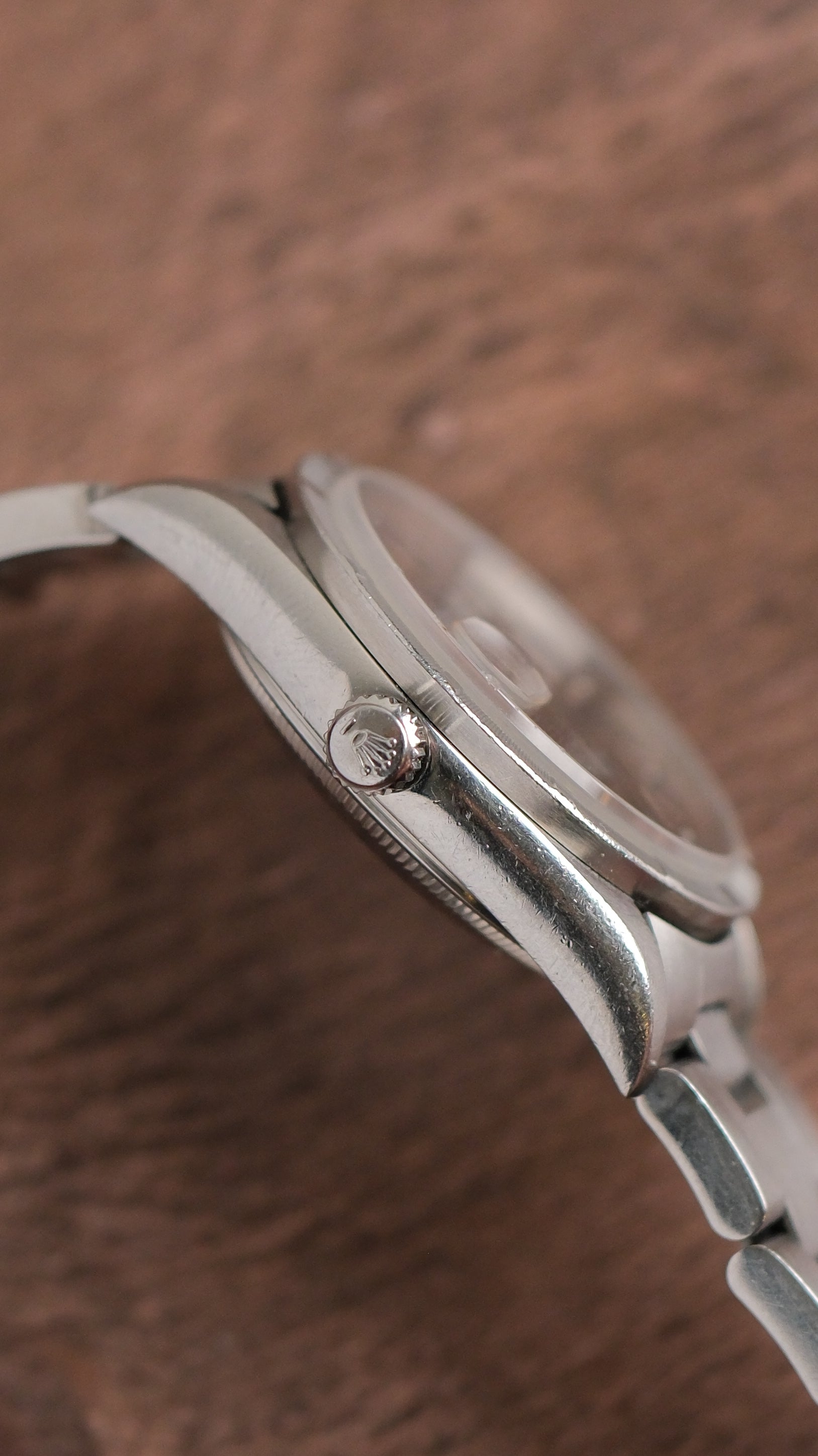 Rolex Oyster Perpetual Date unpolished with papers