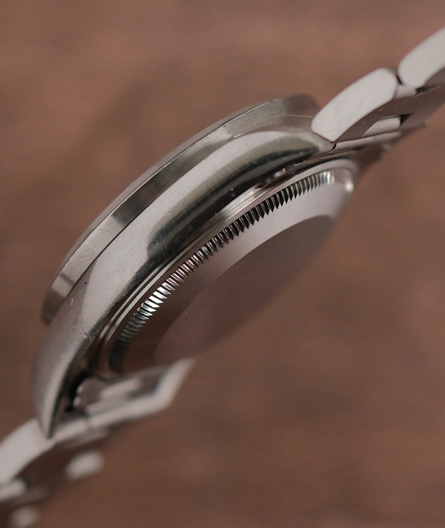 Rolex Oyster Perpetual Date unpolished with papers