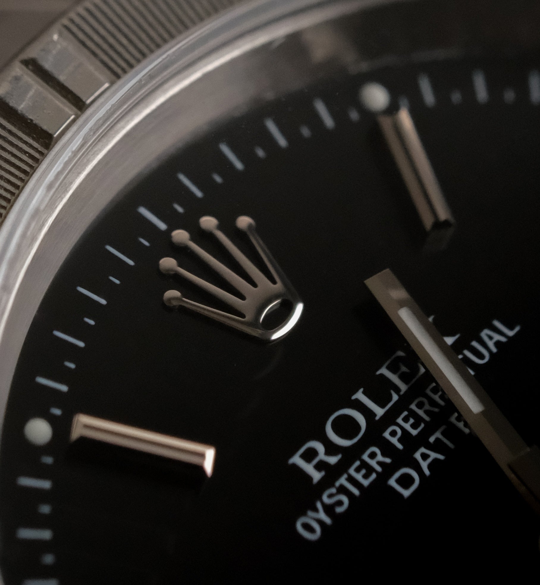 Rolex Oyster Perpetual Date unpolished with papers