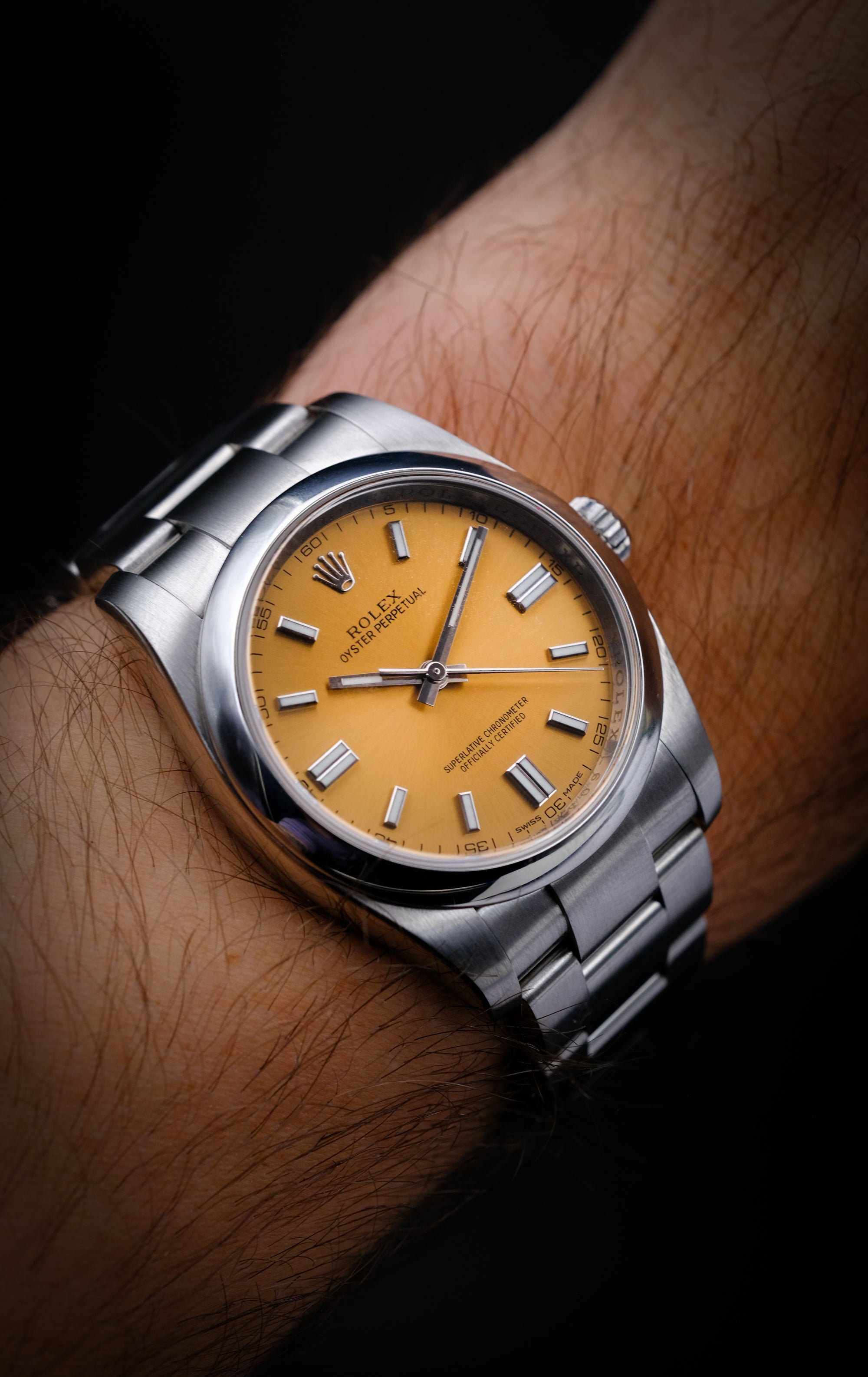 SOLD Rolex Oyster Perpetual 36 Mint / with card