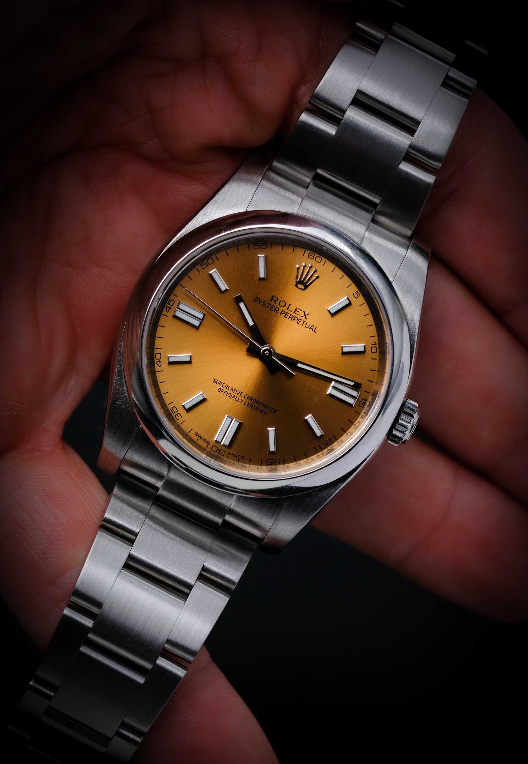 SOLD Rolex Oyster Perpetual 36 Mint / with card