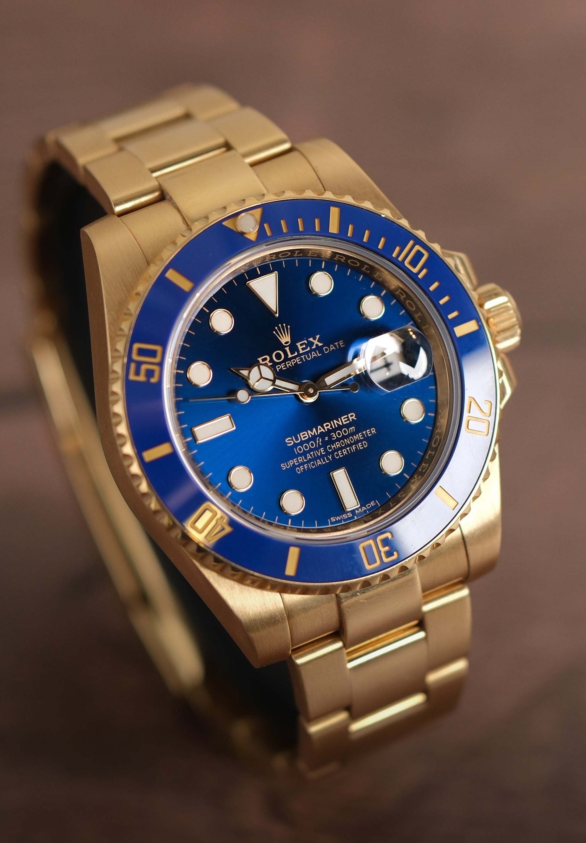 Rolex 116618LB Submariner Date 2017 / Watch + Card / 1 year warranty