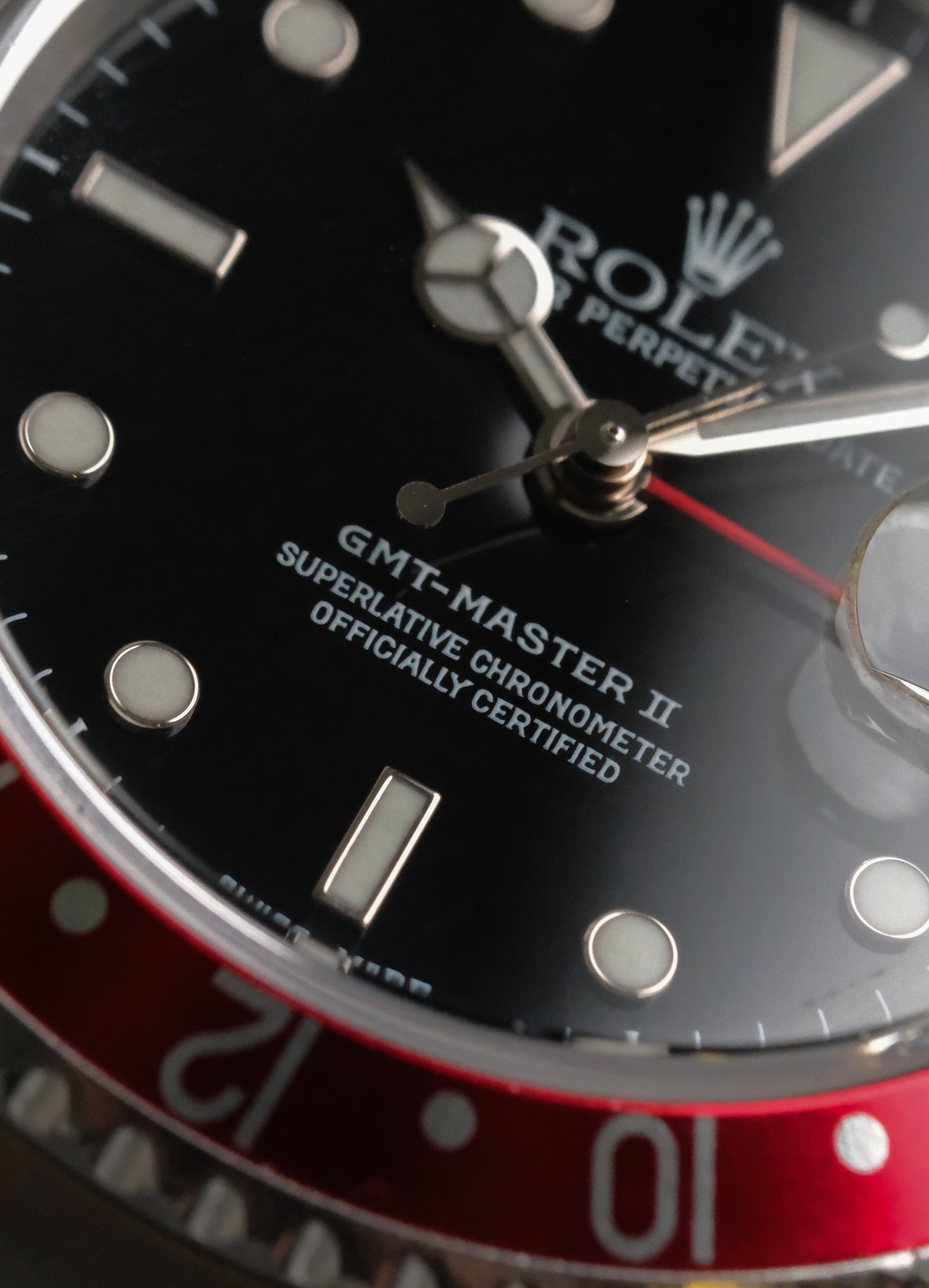 Rolex GMT Master II 16710 Pepsi P series from 2000 sold in 2001