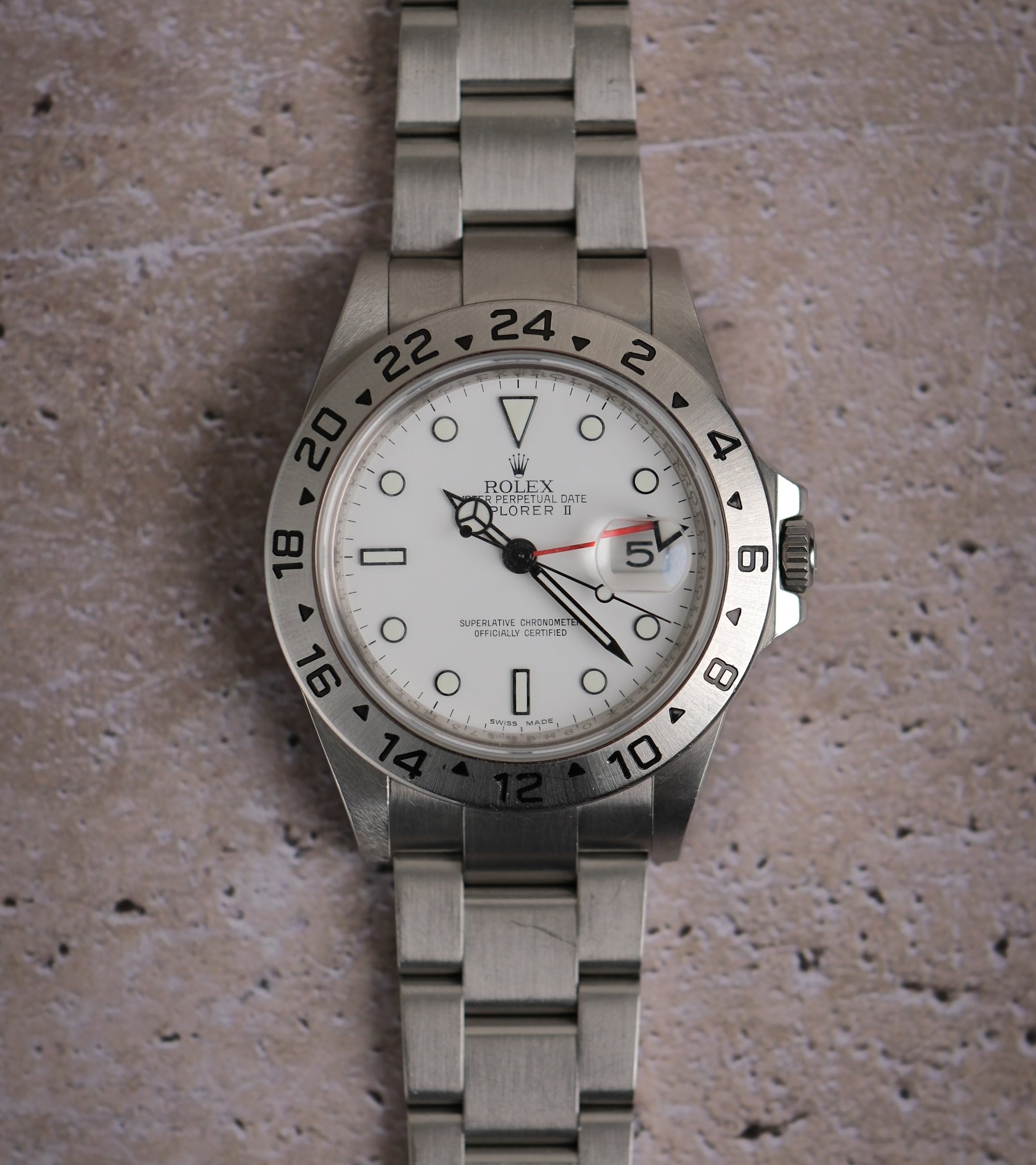 Rolex Explorer II RRR / No holes / New card / New movement / Last edition