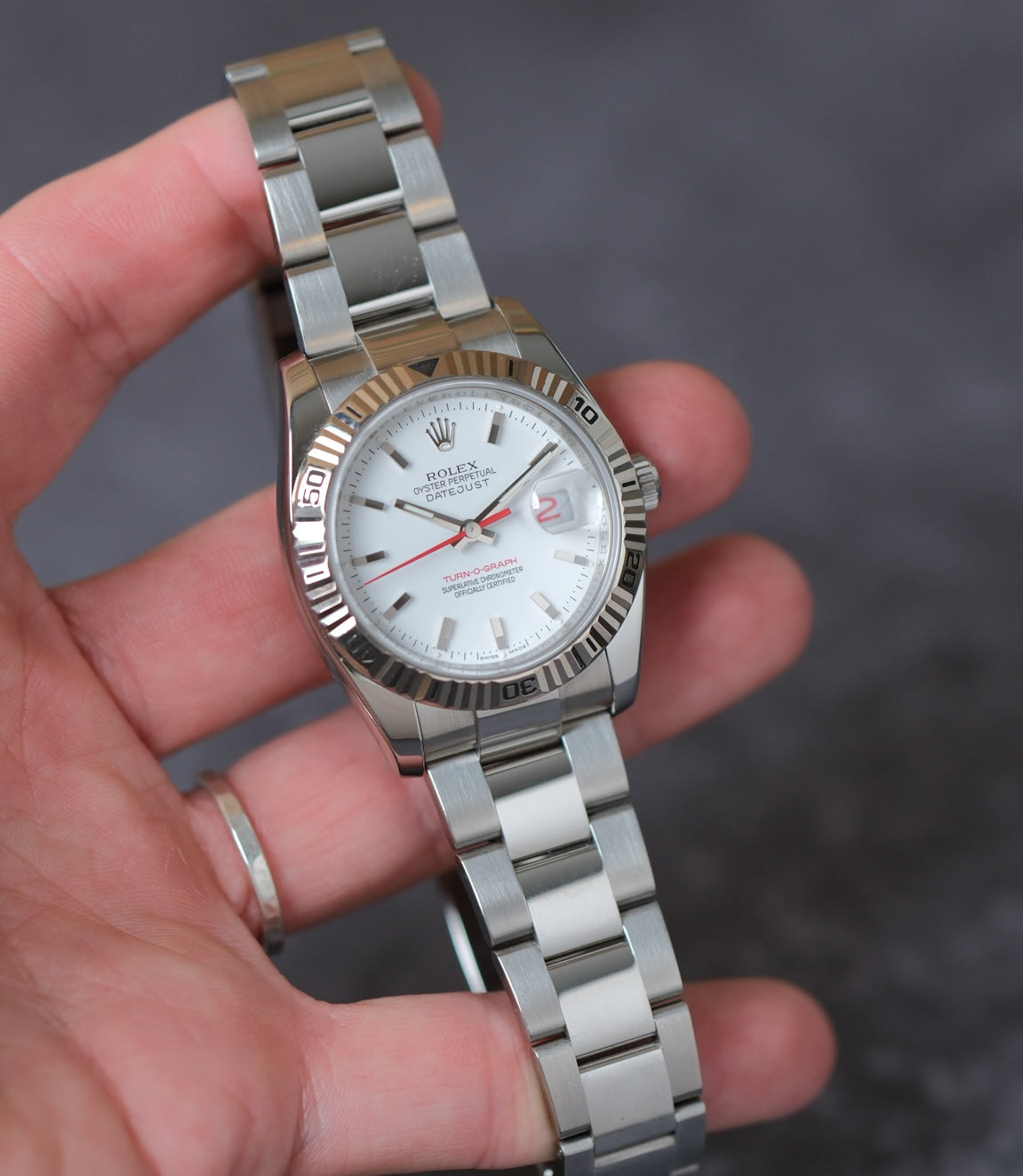 Rolex Datejust Turn O Graph ref. 116264  /NL delivered