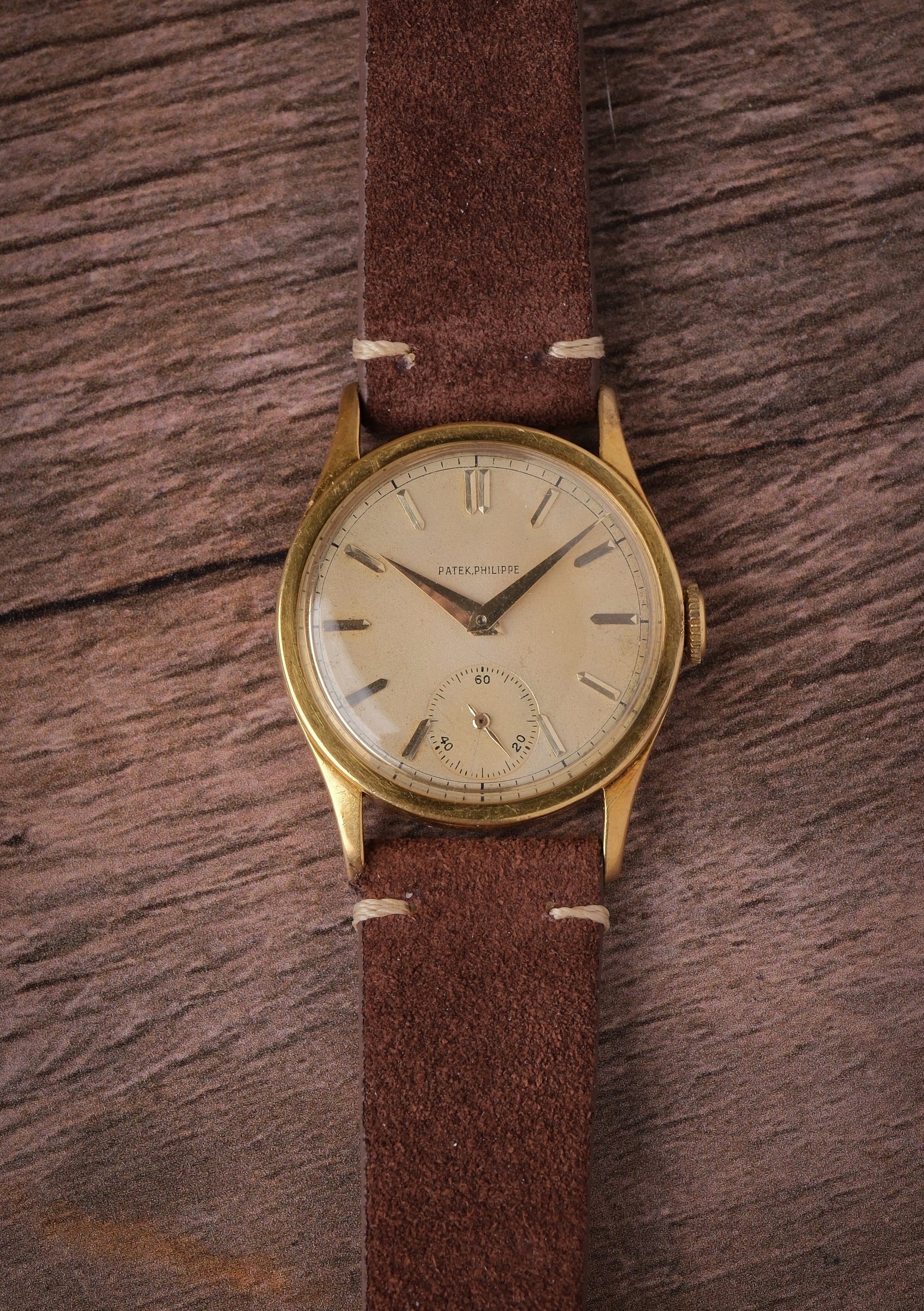 Patek Philippe 96 Calatrava 1930s crème ivory dial