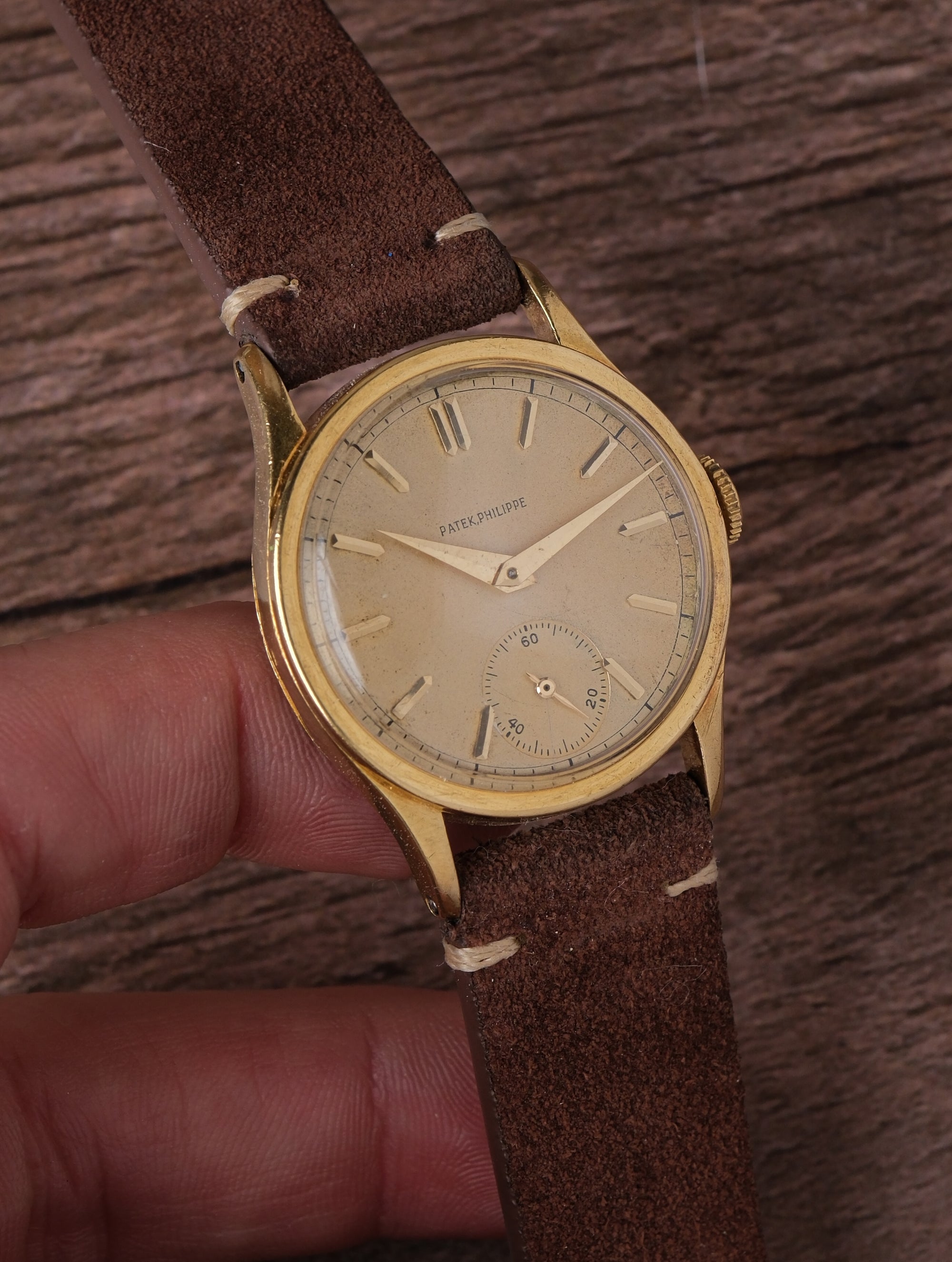 Patek Philippe 96 Calatrava 1930s crème ivory dial