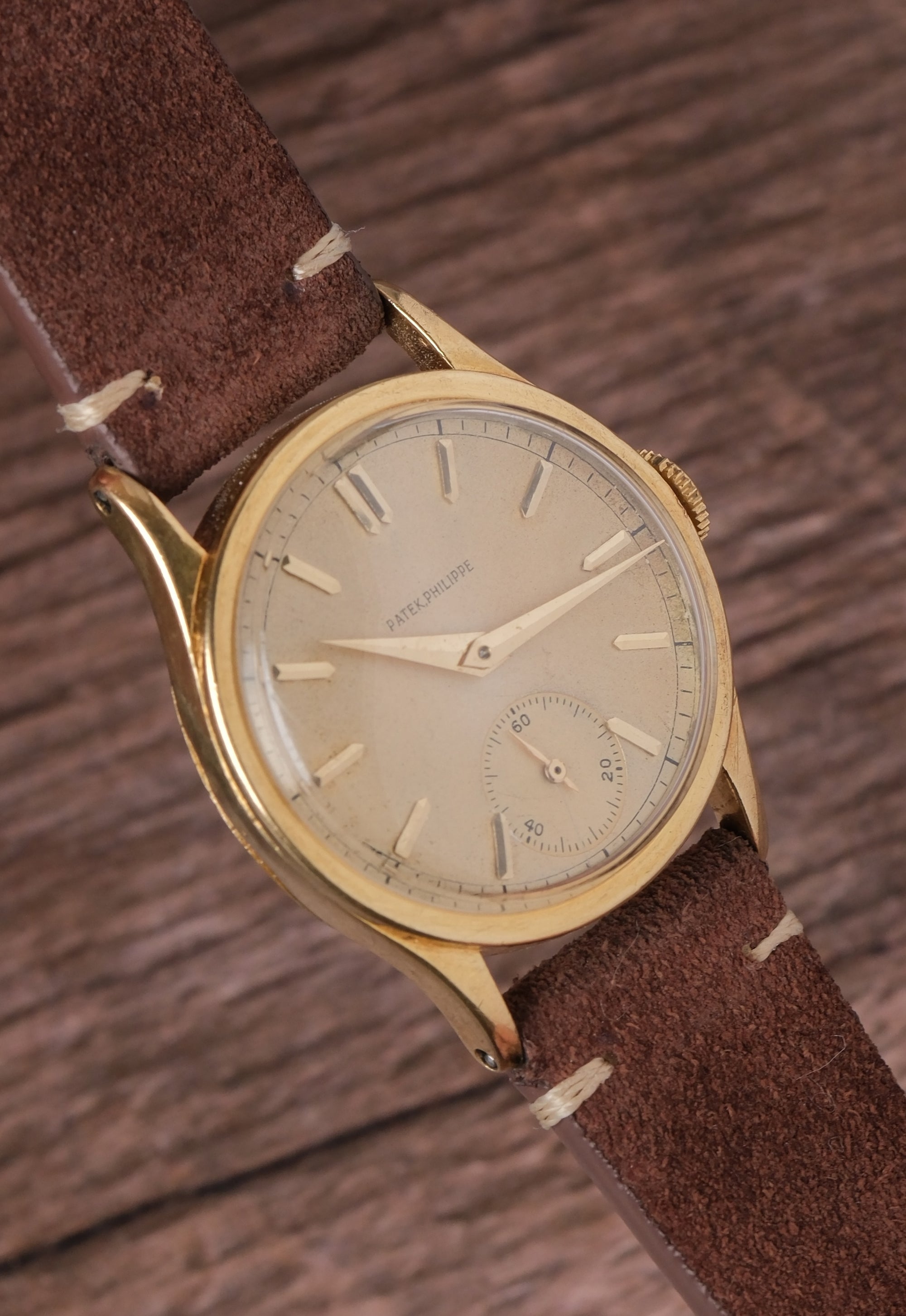 Patek Philippe 96 Calatrava 1930s crème ivory dial