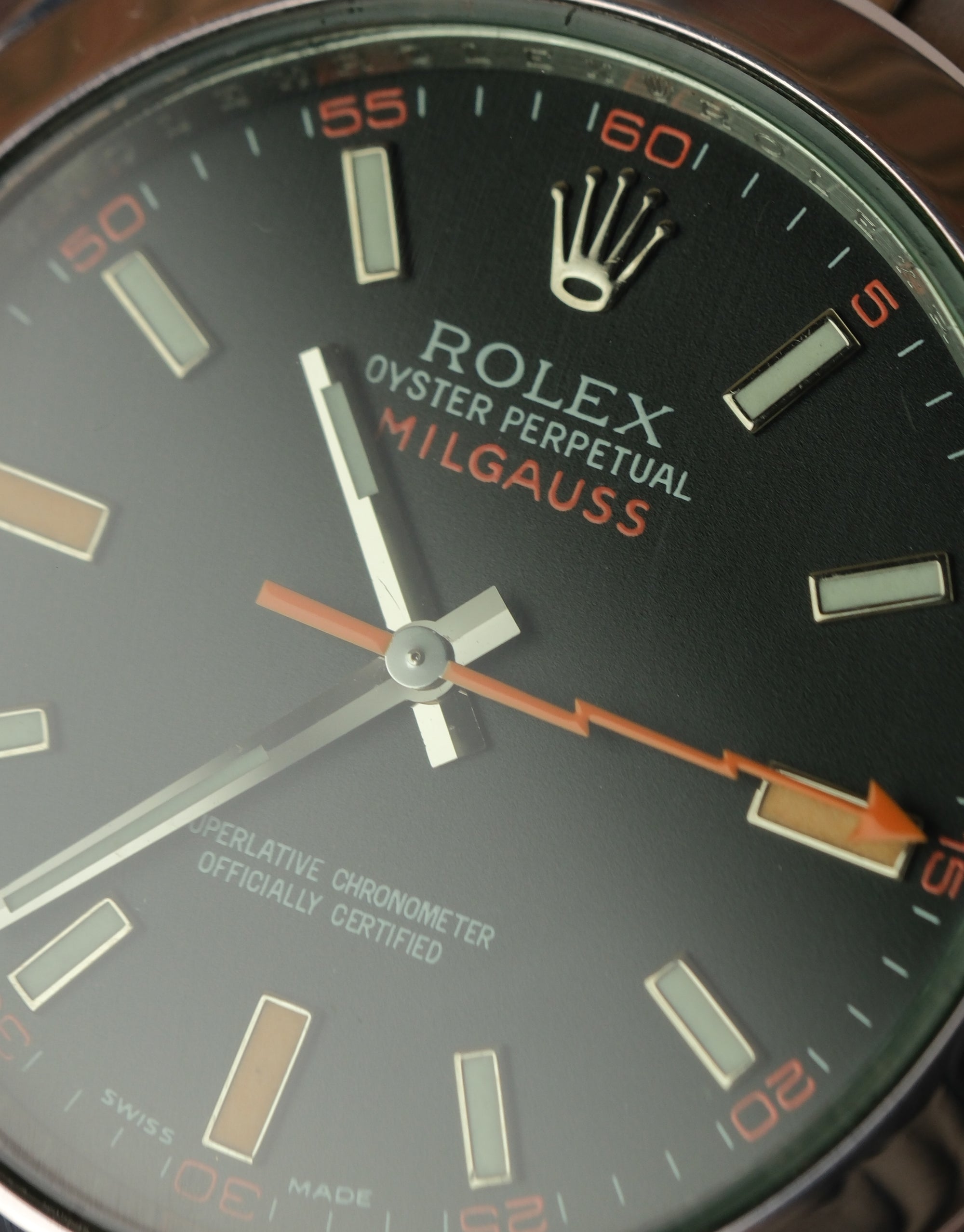 Rolex Milgauss 1 year warranty / fix price 116400GV