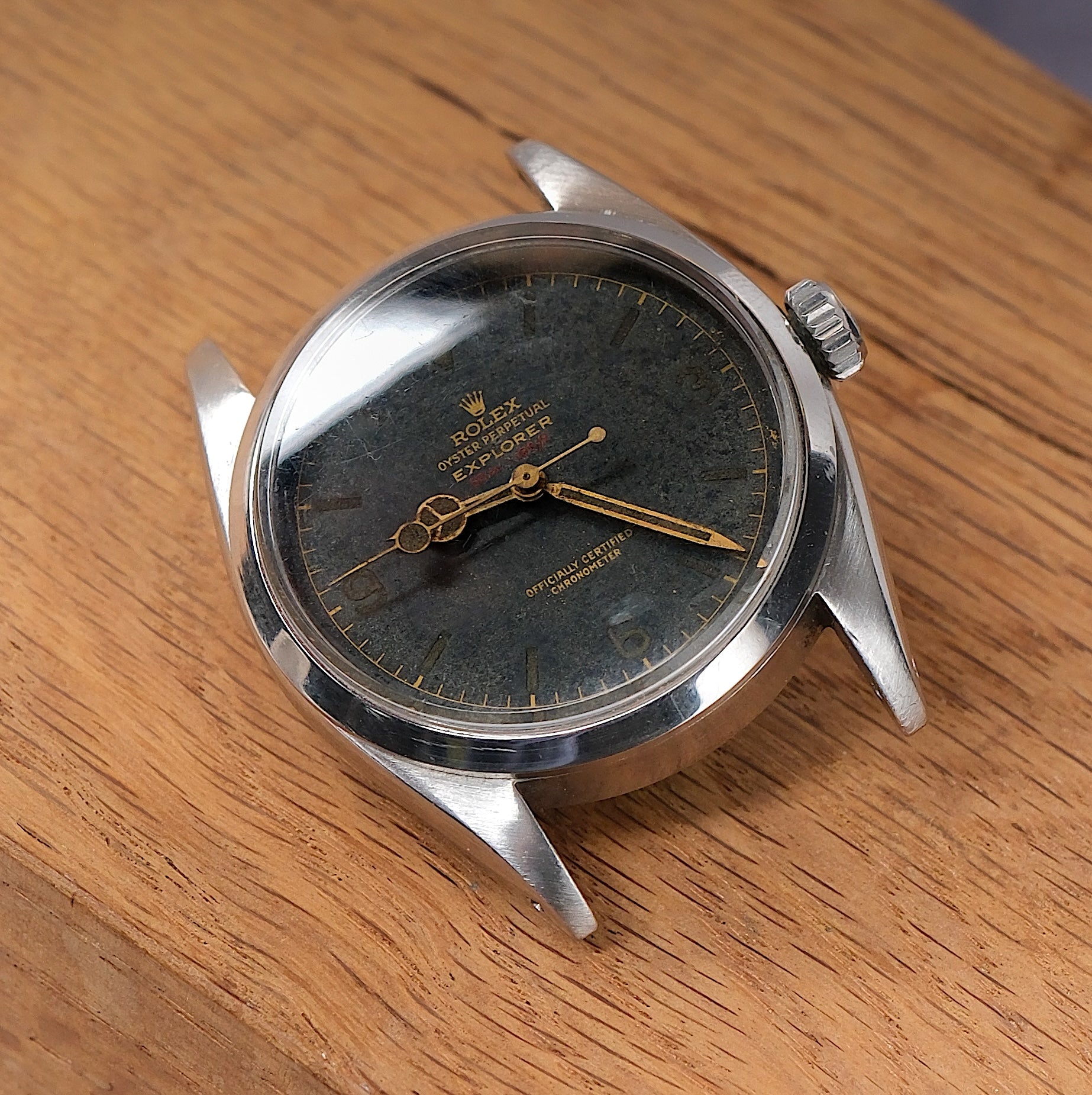 Rolex Explorer Very rare / early / RED DEPT 6610 1955