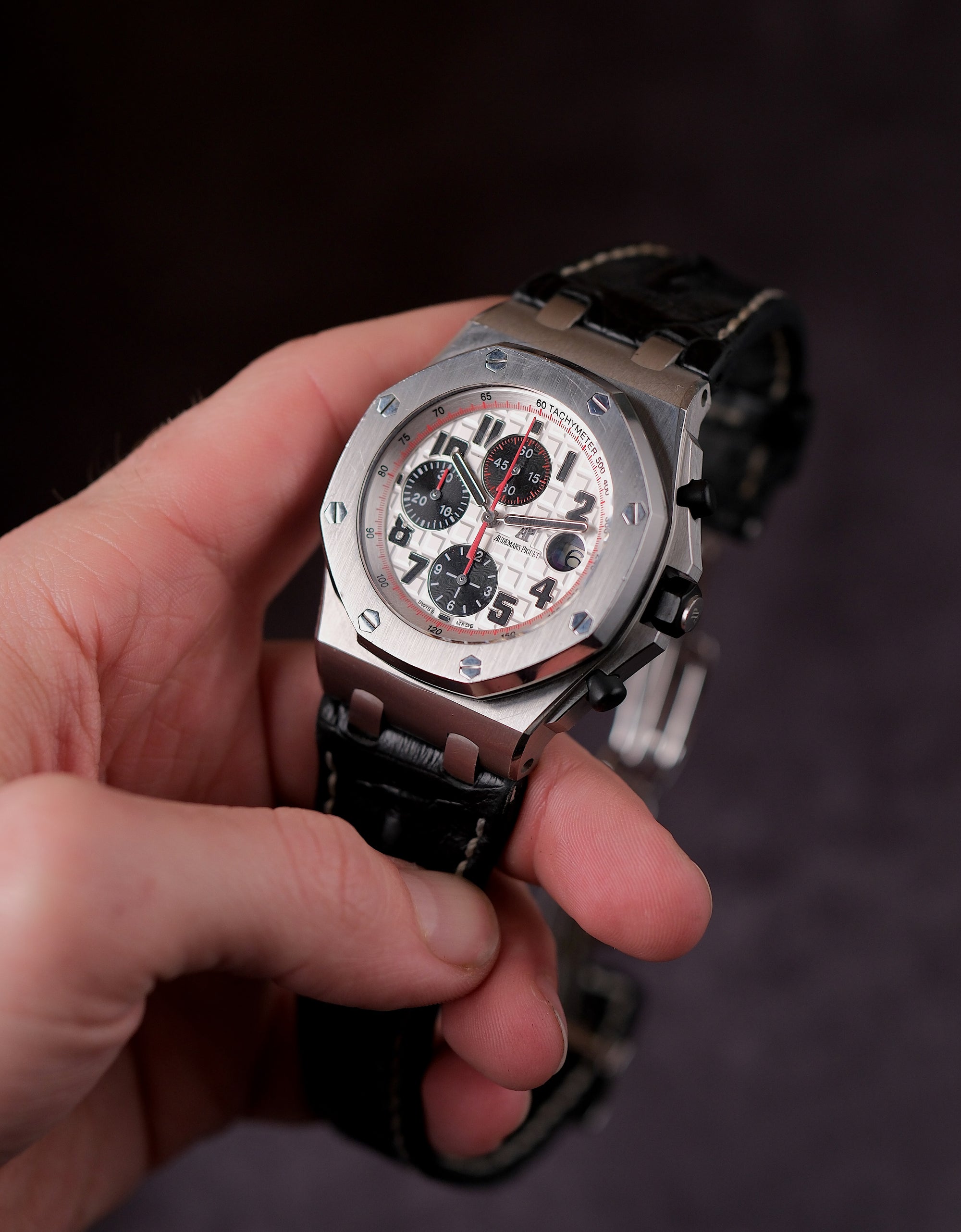 Audemars Piguet Royal Oak Offshore Chronograph Panda Belgium delivered / Full set / Serviced