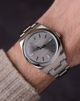 Oyster Perpetual 39 114300 slate grey / Rhodium