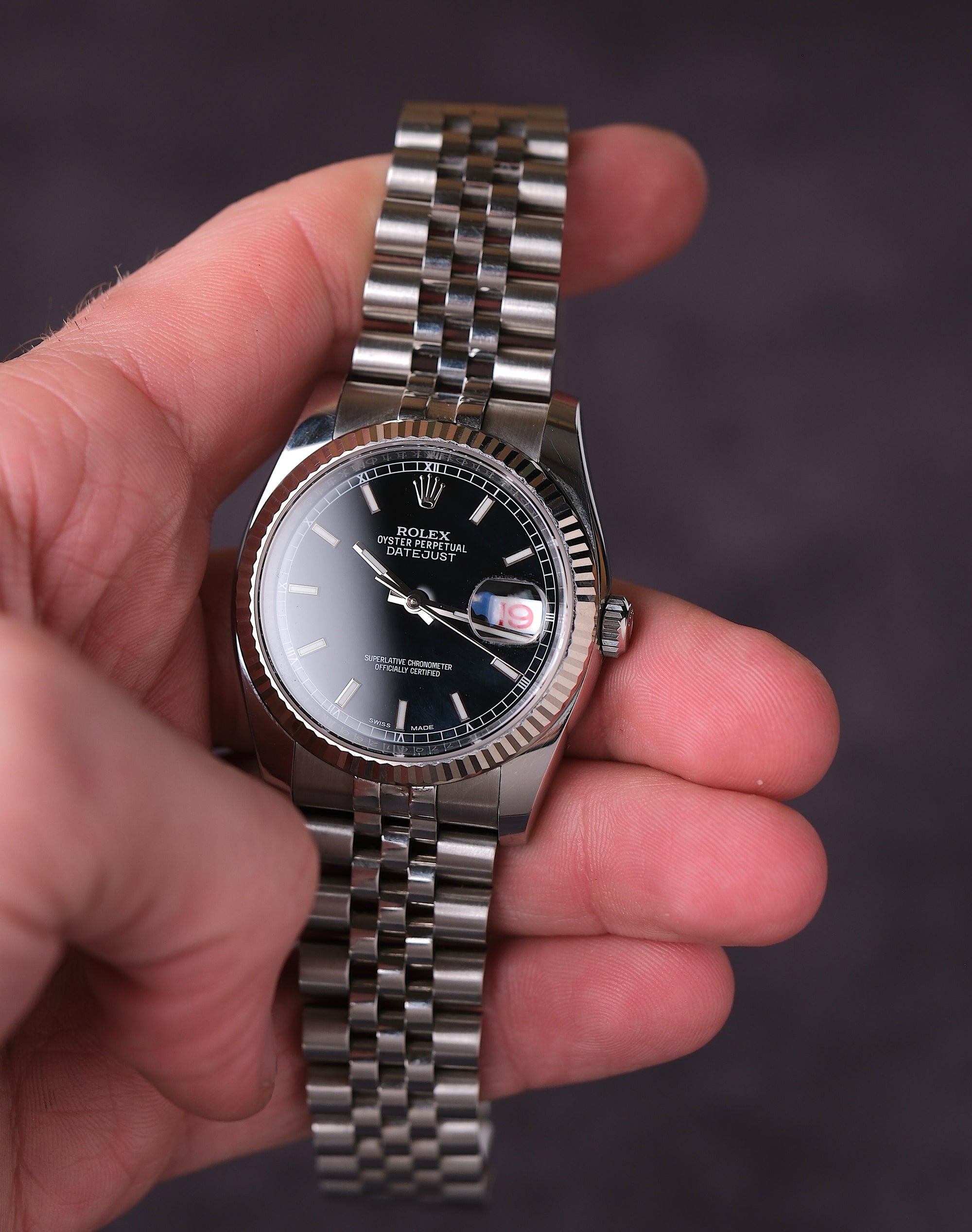 Rolex Datejust 36 ref. 116234 | 2019 | Black Dial | Jubilee