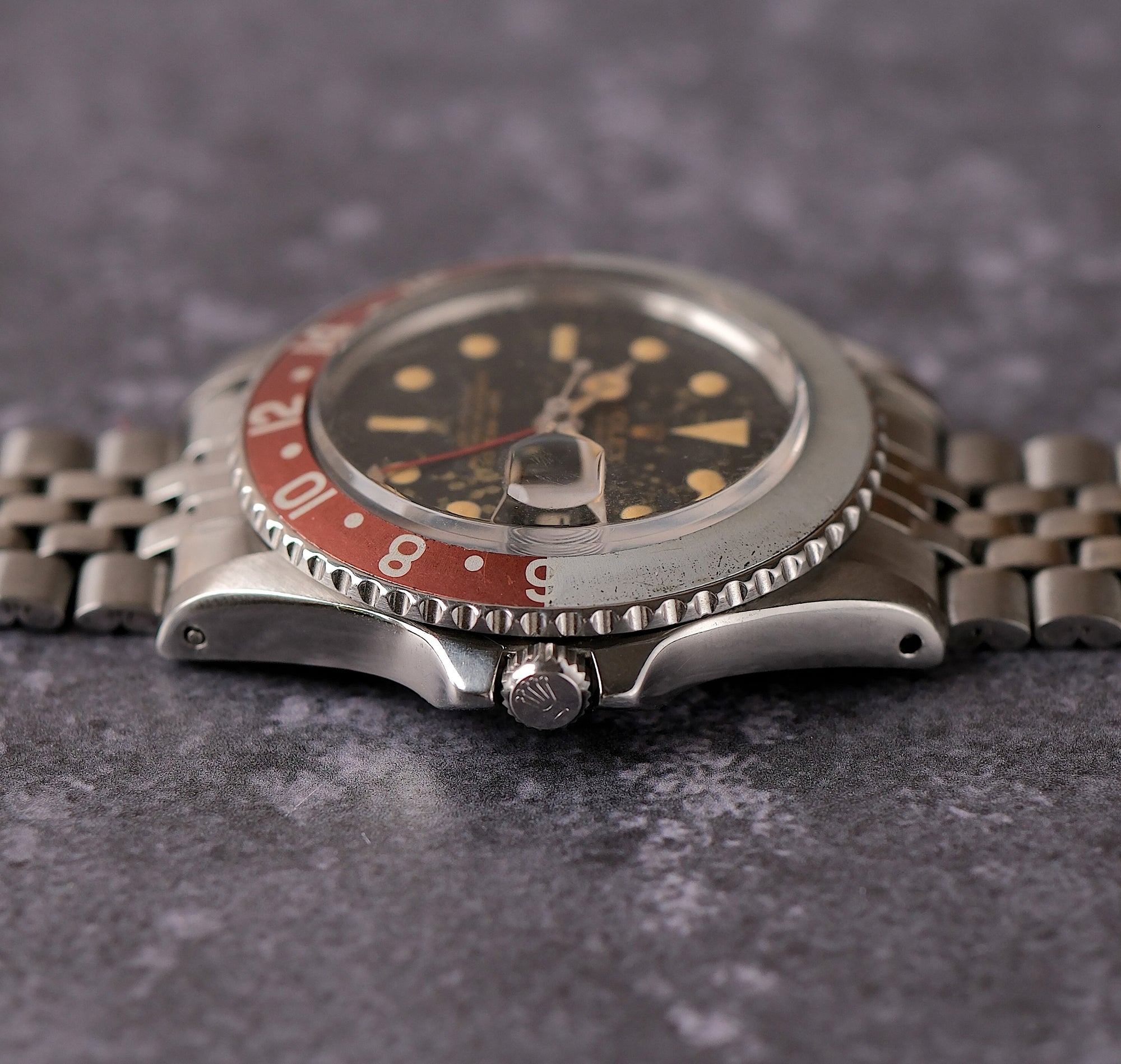 Rolex GMT-Master 1964 Gilt Underline PCG / Glossy / Amazing patina 1675
