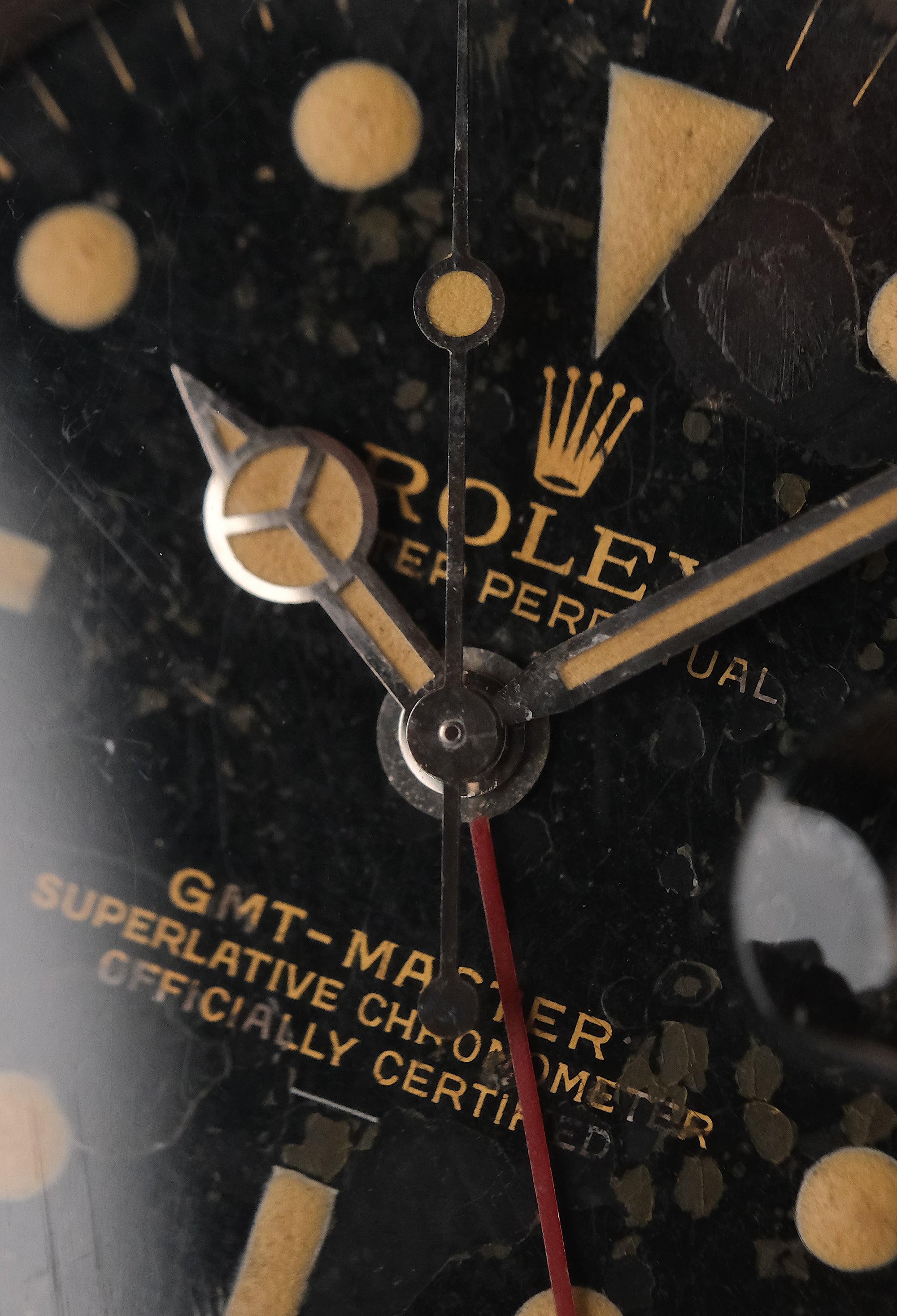 Rolex GMT-Master 1964 Gilt Underline PCG / Glossy / Amazing patina 1675