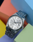 SOLD Rolex Datejust silver dial 1601 1971