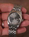 Rolex Datejust 36 Ghost grey dial / amazing condition 1601
