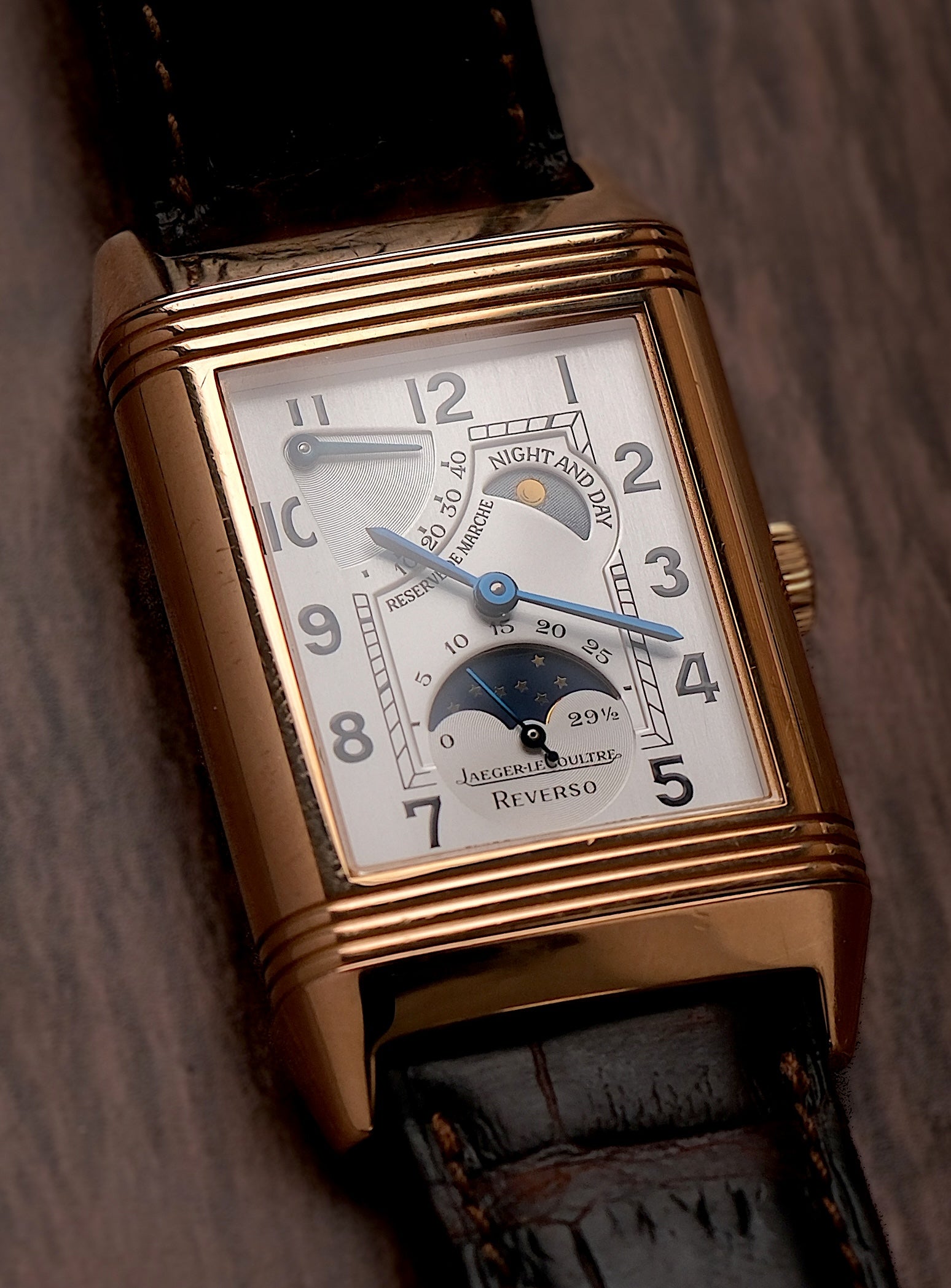 Jaeger-LeCoultre Reverso Sun Moon 2009 great condition 270.2.63